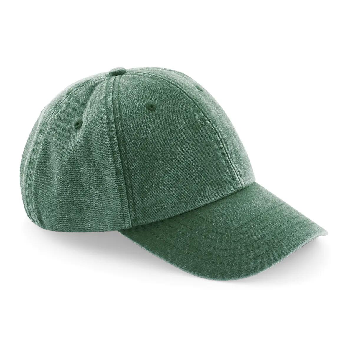 Casquette vintage profil bas - Vintage Bottle Green - One Size 6/6
