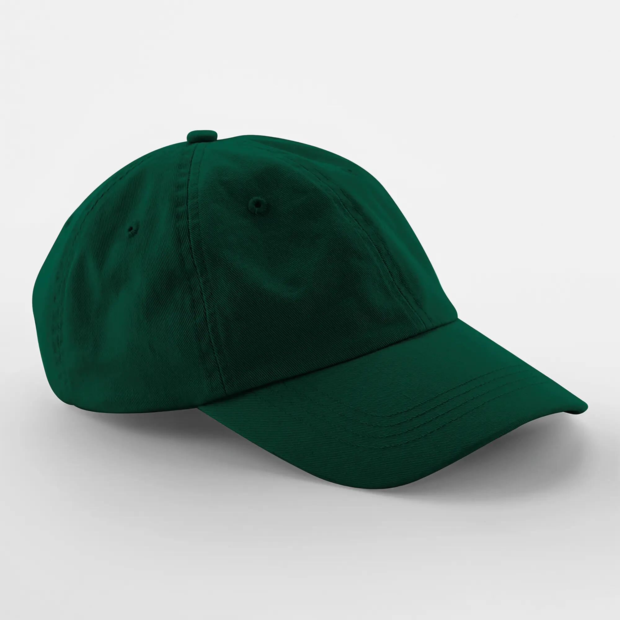 Casquette à profil bas 6 panneaux - Bottle Green - One Size 3/4
