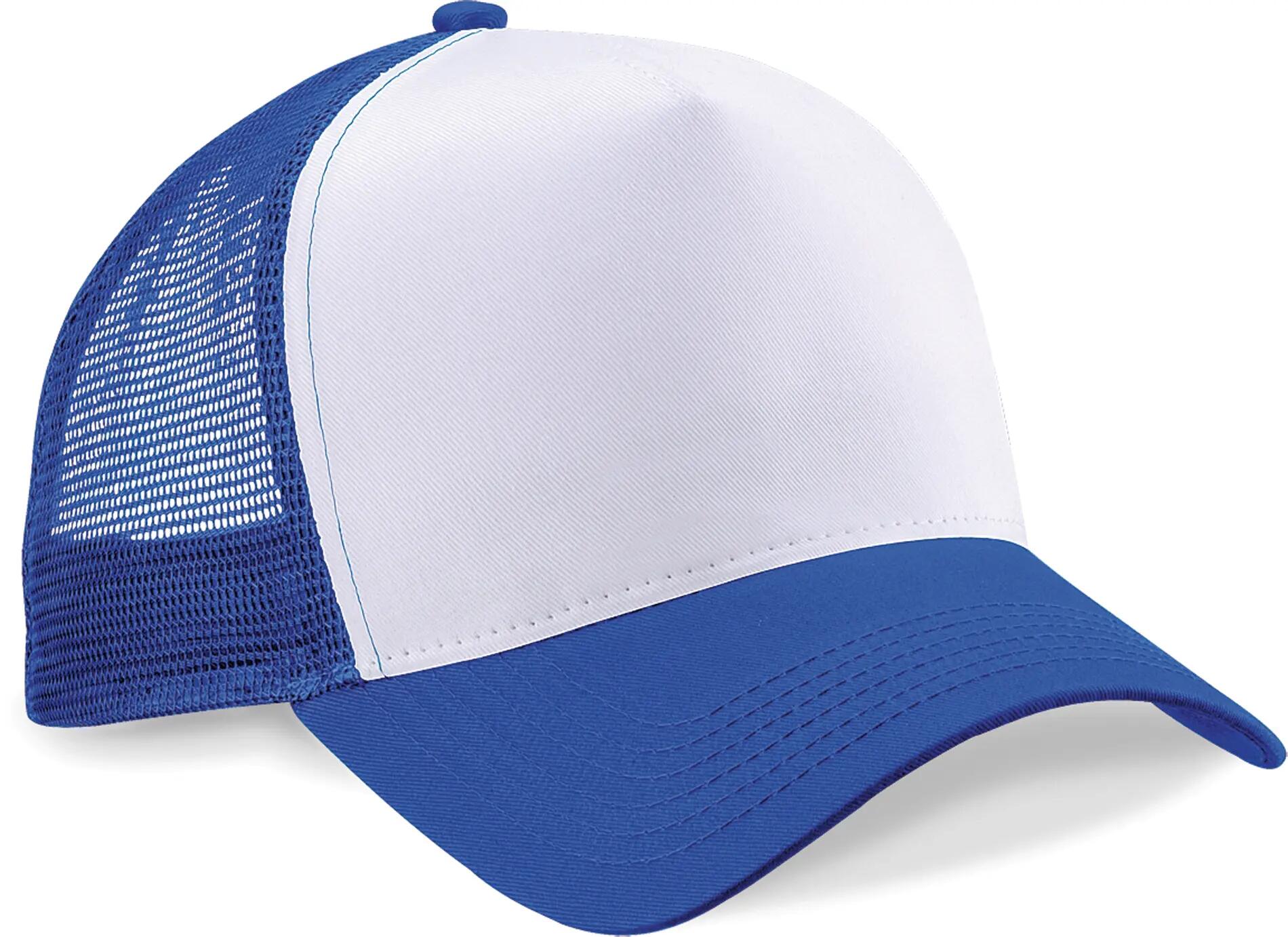 Casquette américaine - Bright Royal / White - One Size 4/4