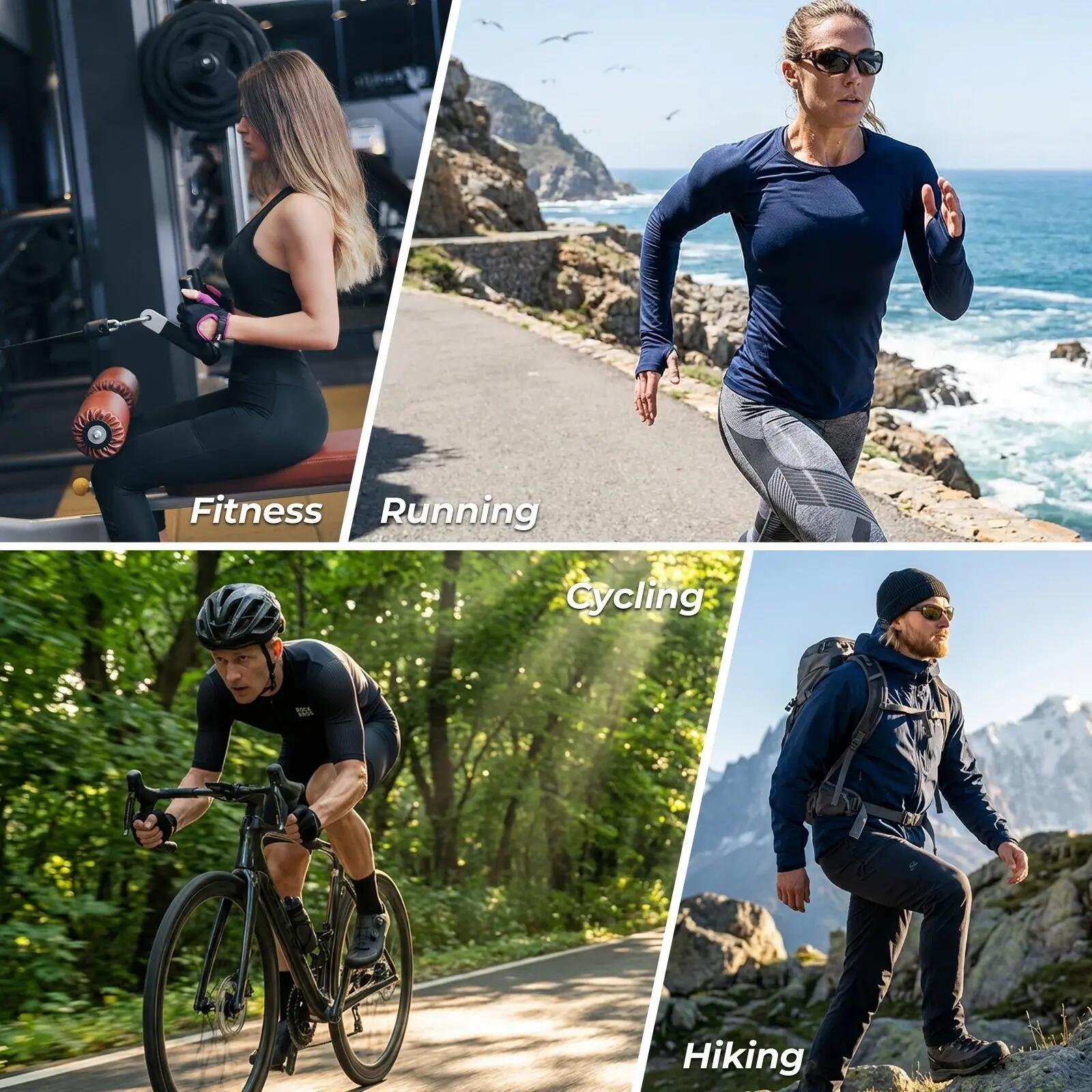 ROCKBROS 2 Paar Fahrradsocken Atmungsaktiv Antibakteriell 6/6