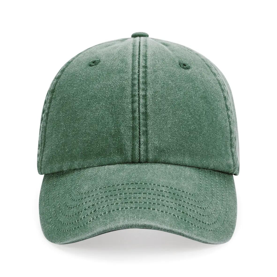 Casquette vintage profil bas - Vintage Bottle Green - One Size 3/6