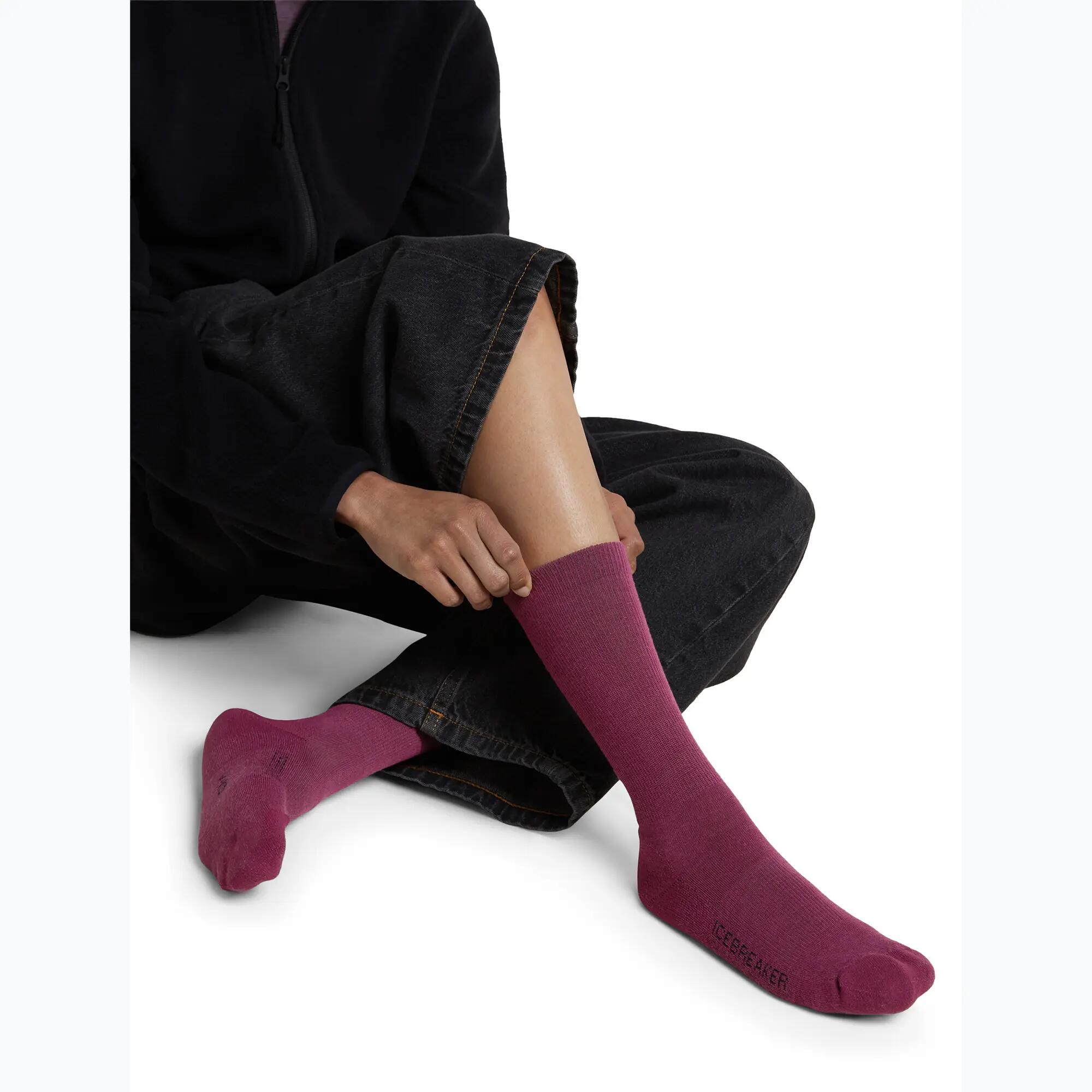 Dames sokken Icebreaker Merino Lifestyle Light Crew 4/6