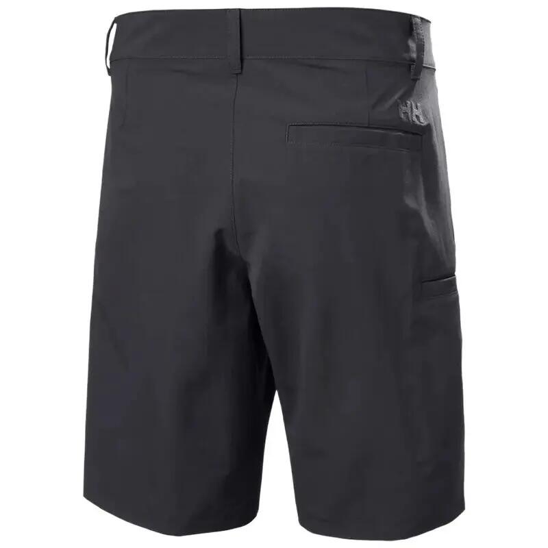 Bermudas Grises Helly Hansen Quick Dry Shorts Ebony de Ajuste Elástico y Tejido 2/5