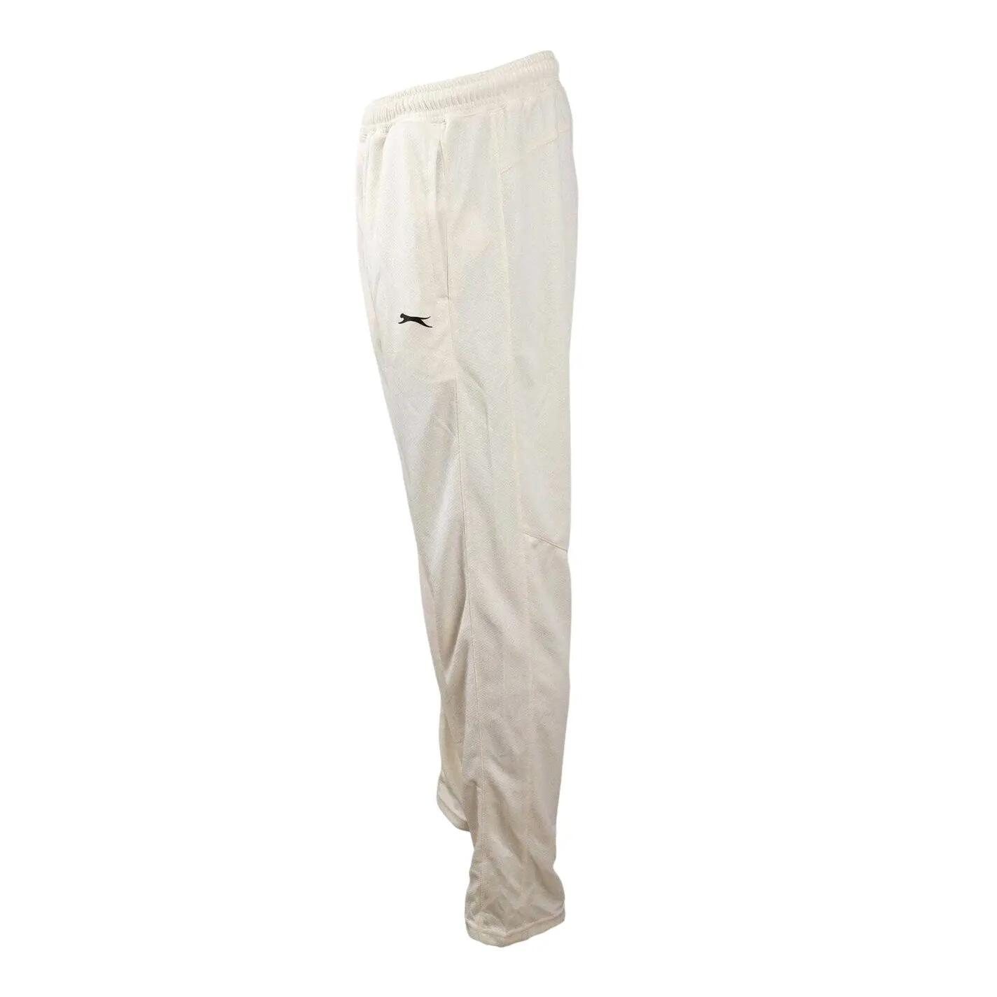Pantalone Logo Cricket Bambini Slazenger Aero Crema 3/4