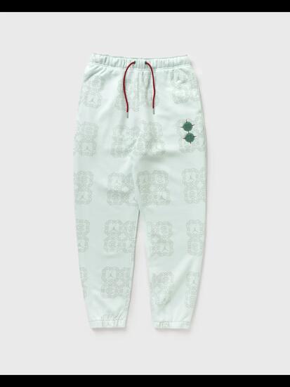 Męskie spodnie nowoczesna estetyka X CLOT JADE FLEECE SWEATPANTS BARELY GREEN
