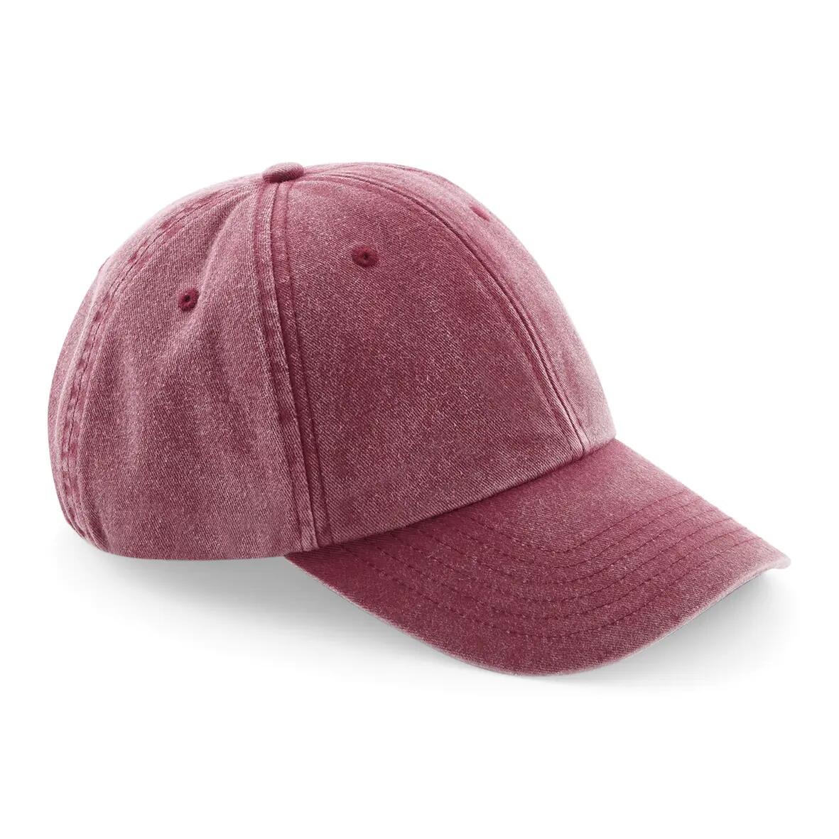 Casquette vintage profil bas - Vintage Red - One Size 5/6