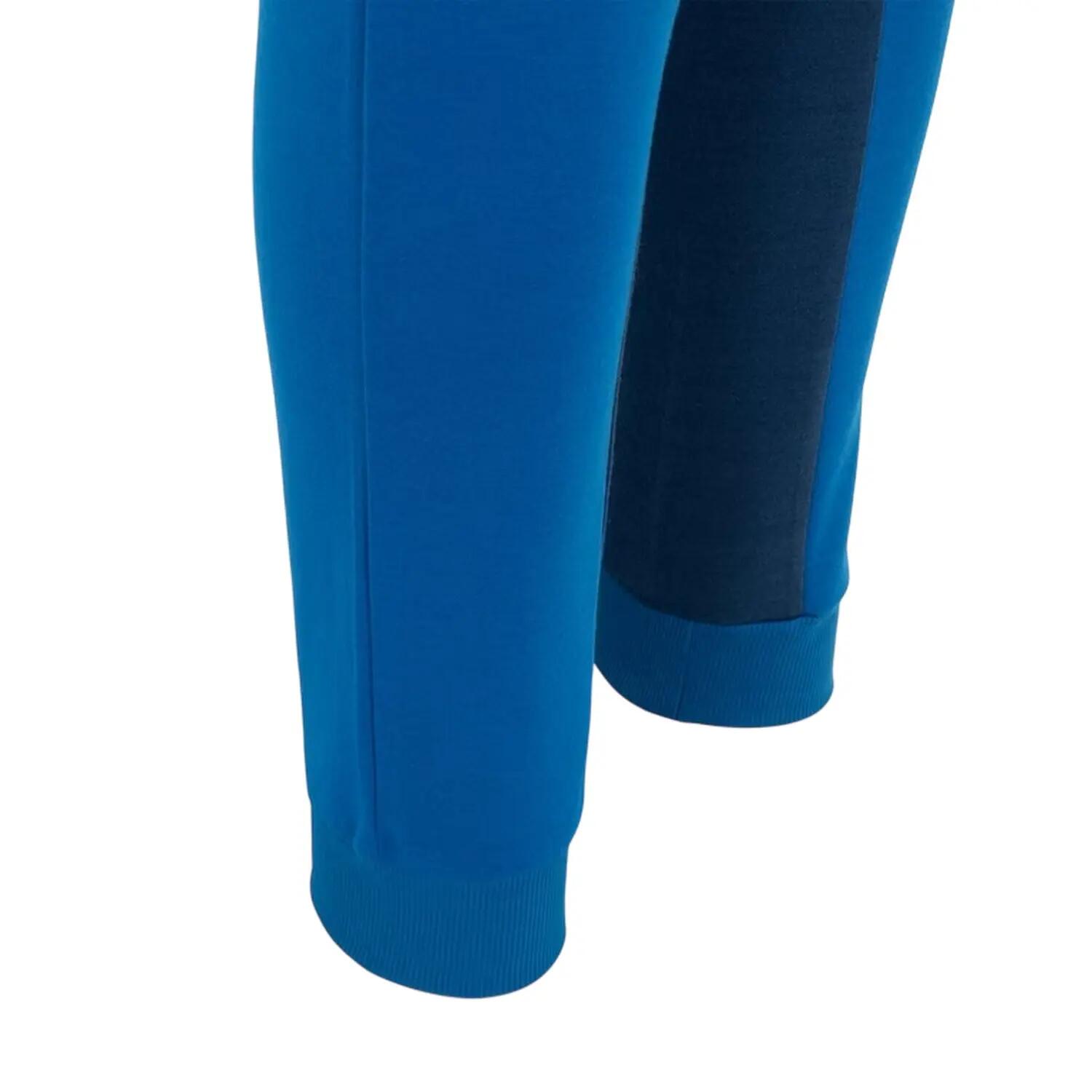 Mens Two Tone Cotton Blend Workout Tracksuit (Royal Blue/Navy) 4/4