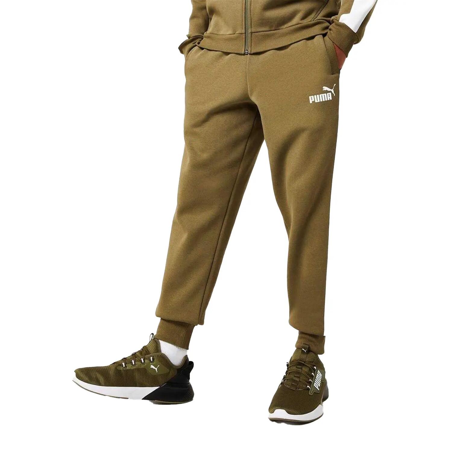 Ensemble Ensemble De Survêtement CLEAN Homme (Kaki / Blanc) 5/5