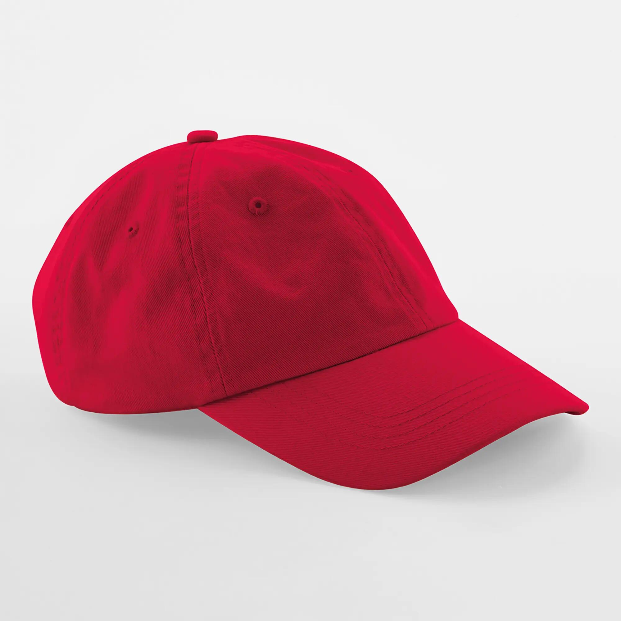 Casquette à profil bas 6 panneaux - Classic Red - One Size 4/4