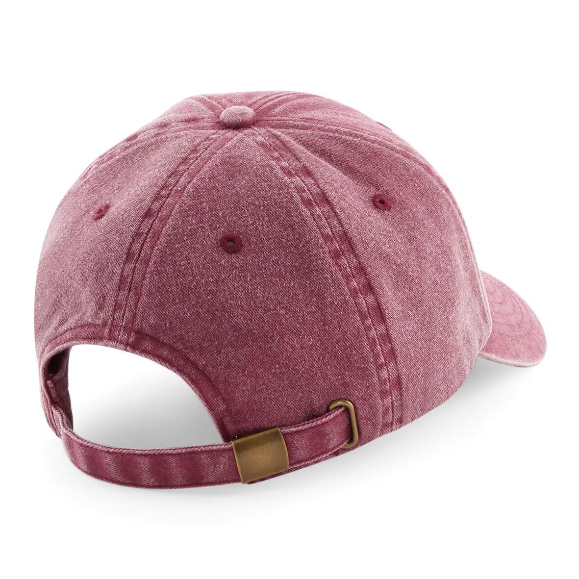 Casquette vintage profil bas - Vintage Red - One Size 2/6