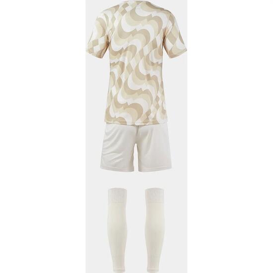 Ensemble de football enfant 3 pièces - respirant, léger - beige