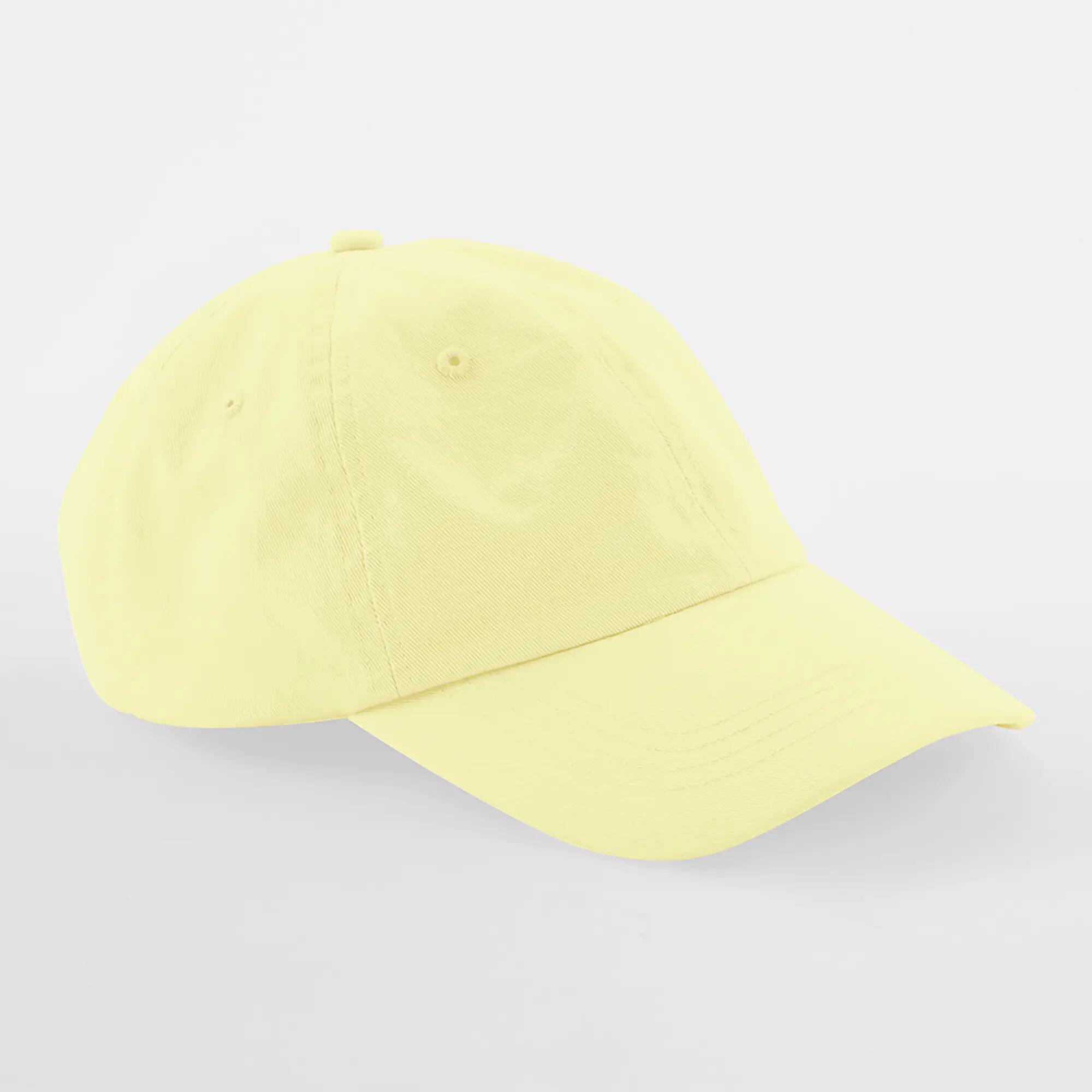 Casquette à profil bas 6 panneaux - Pastel lemon - One Size 4/4