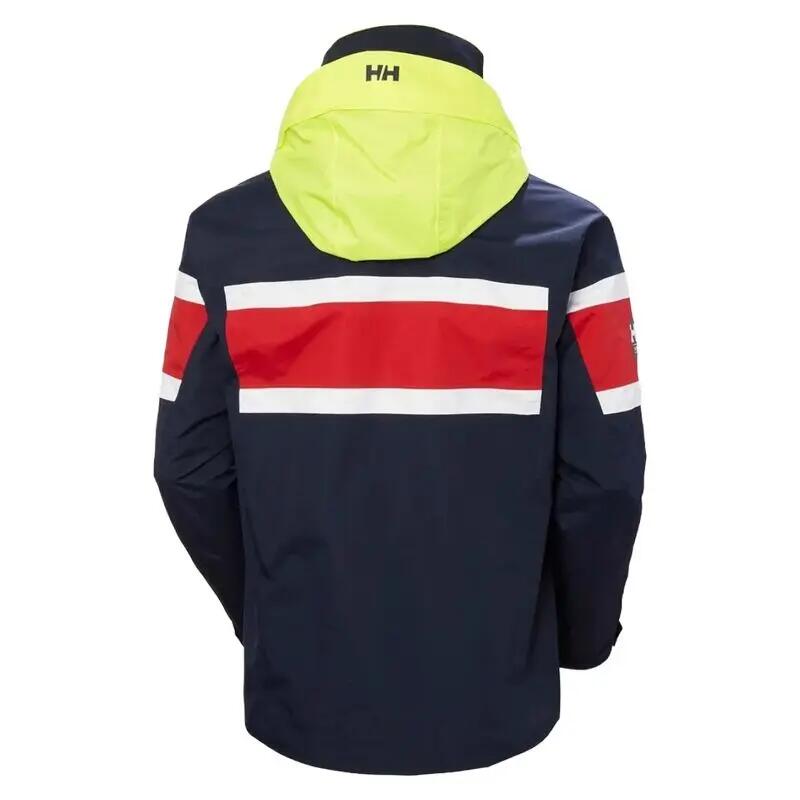 Cazadora Azul Helly Hansen Salt Original Sailing Jacket Navy Impermeable y Tran 2/6