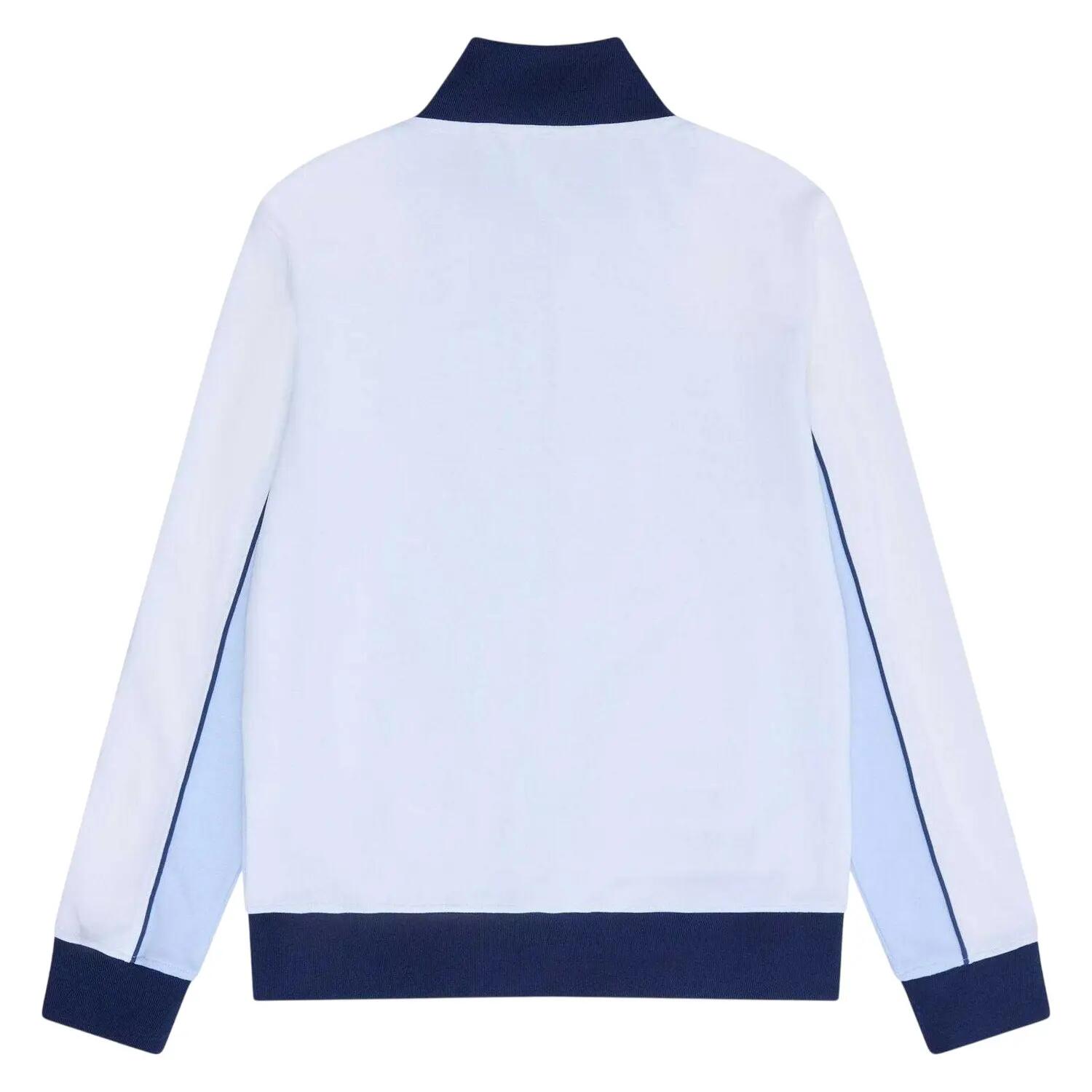Mens Libros Track Jacket (Off White/Light Blue) 2/3