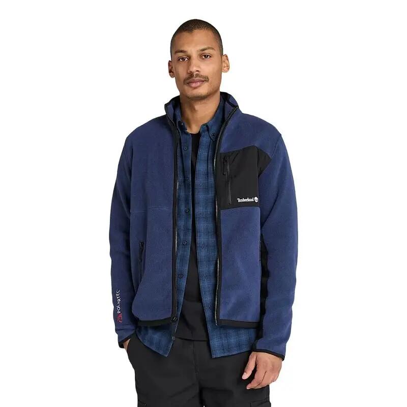 Chaqueta Polar Azul Timberland Sherburne Polartec® Fleece Jacket in Dark Blue M 2/4