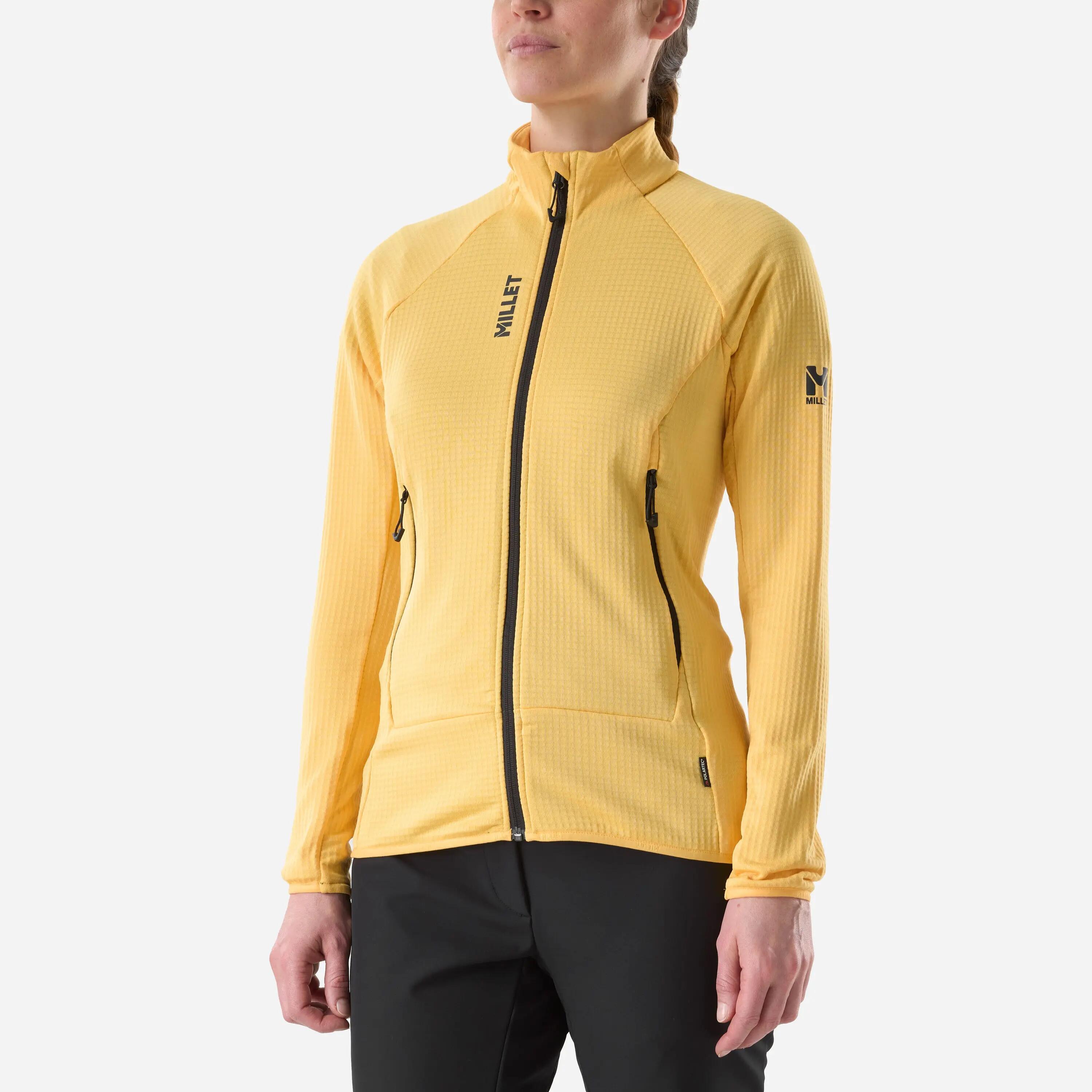 Damen Bergsteigen Fleecejacke  KAMET GRID 3/5