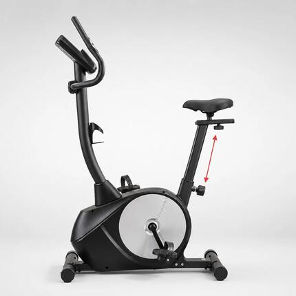 Fitness hometrainer 32 weerstandsniveaus vliegwiel 10 kg tot 135 kg Rider 9