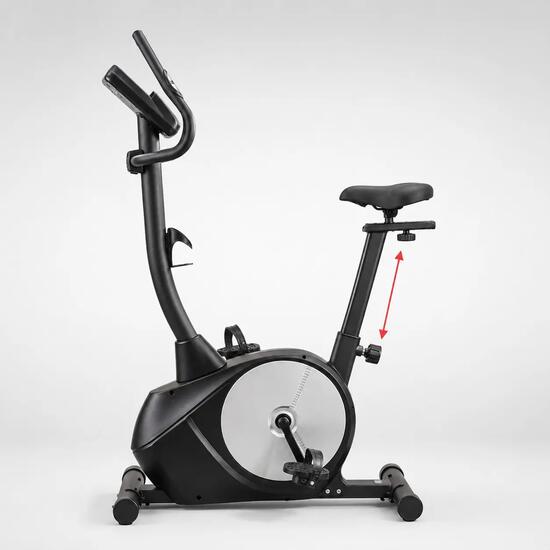 Fitness hometrainer 32 weerstandsniveaus vliegwiel 10 kg tot 135 kg Rider 9