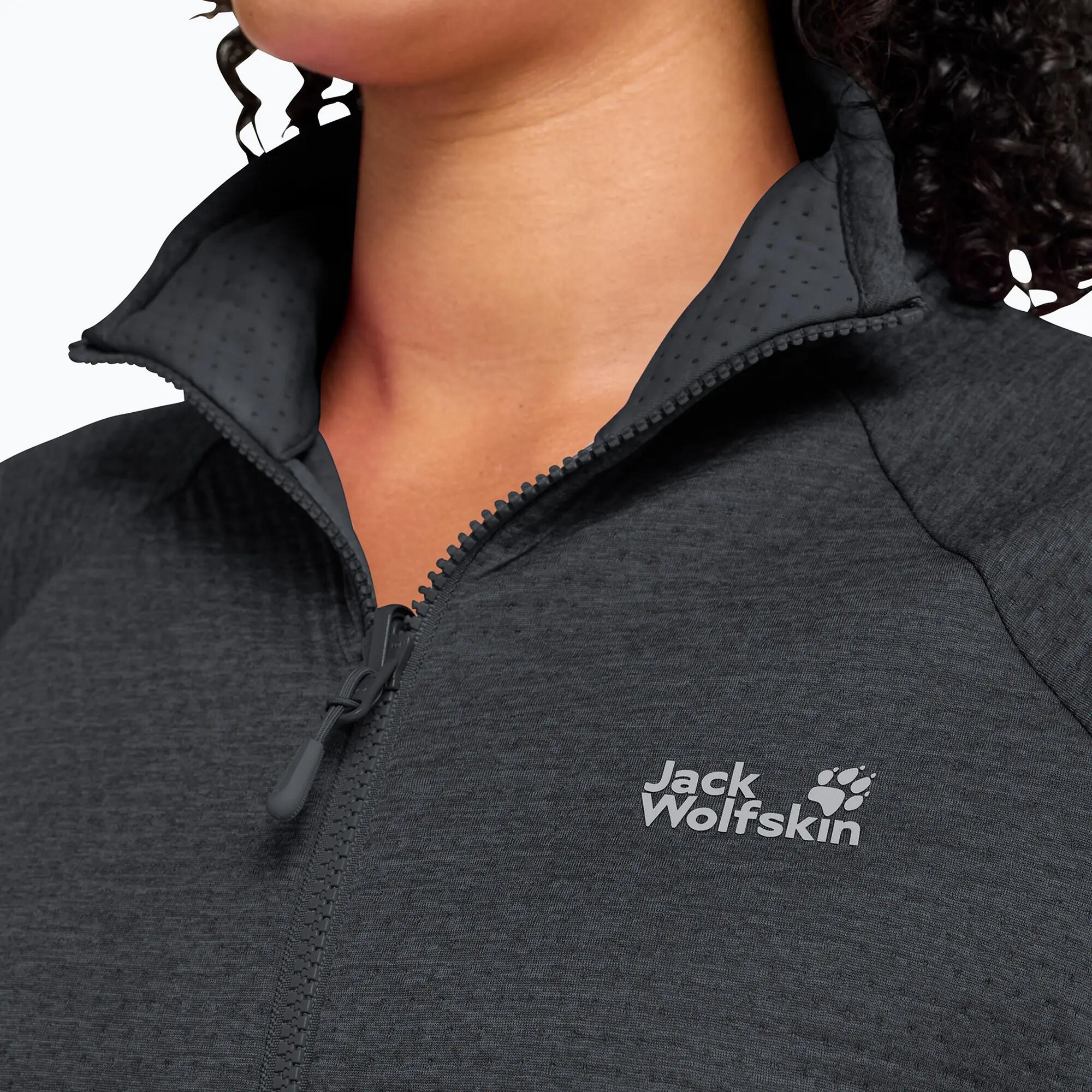 Bluza polarowa damska Jack Wolfskin Anytrail Full Zip 4/7