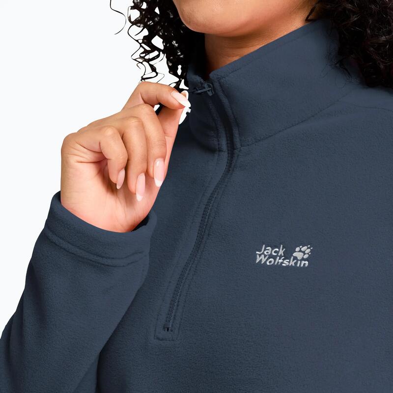 Bluza polară damă Jack Wolfskin Taunus 100 Half Zip