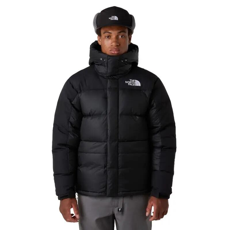 Parka de Plumón Negra The North Face Himalayan TNF Black-Recycled Down Cálido y 3/5