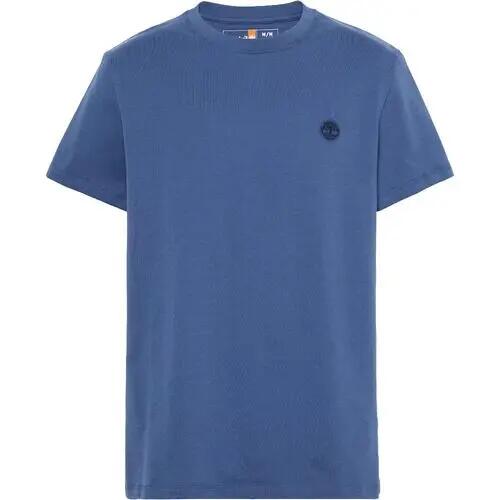 Camiseta Azul Timberland Dunstan River Short Sleeve Tee Dark Blue Diseño Modern 5/5
