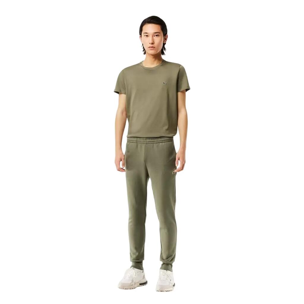 Mens Relaxed Fit Tracksuit Bottoms (Green)