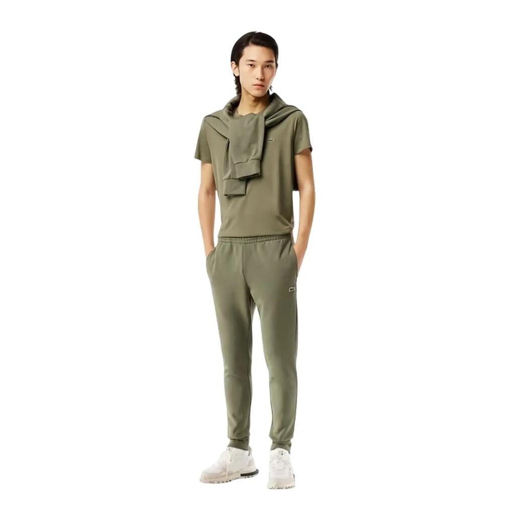 Mens Relaxed Fit Tracksuit Bottoms (Green)