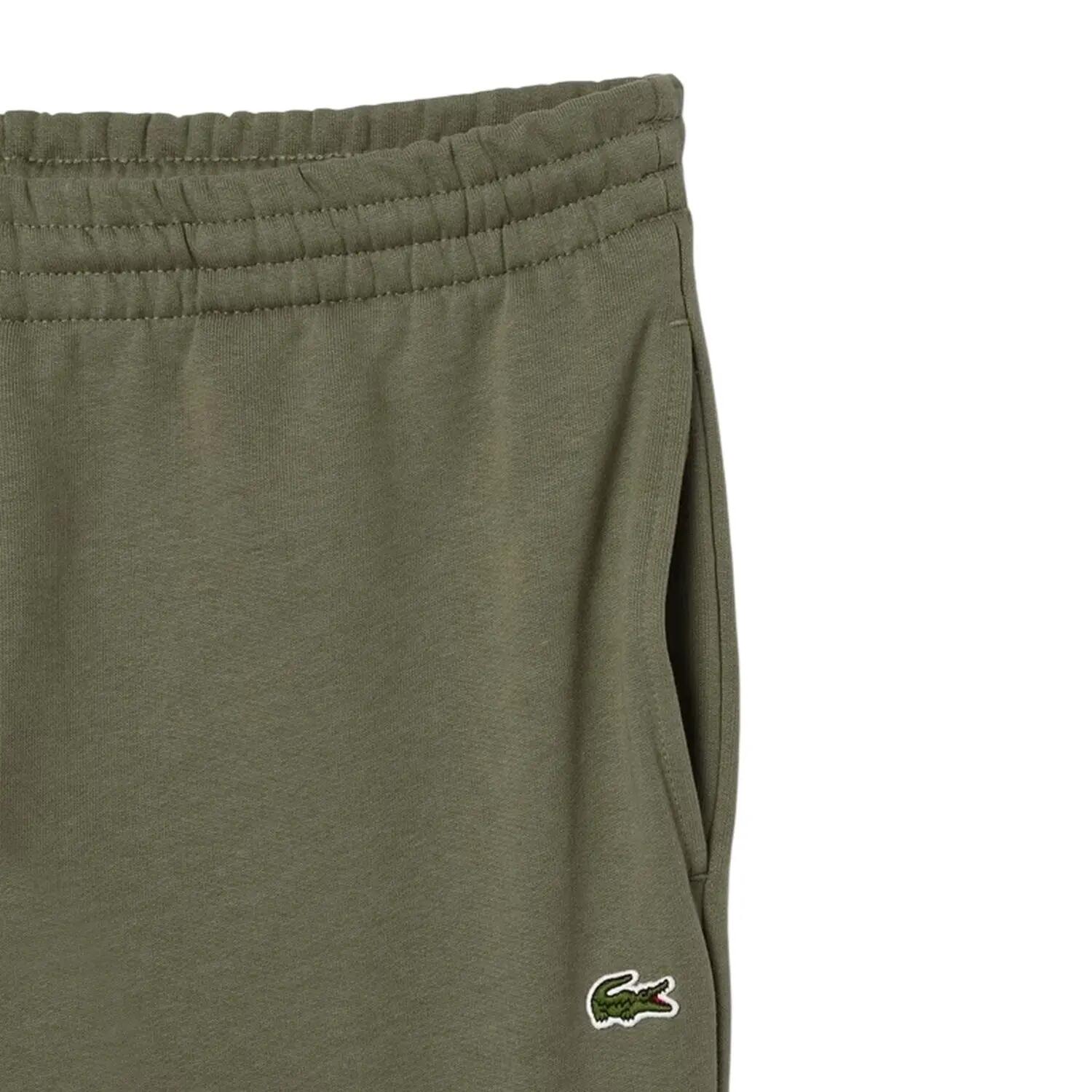 Pantalone Da Tuta Vestibilità Rilassata Uomo Lacoste Verde 3/4