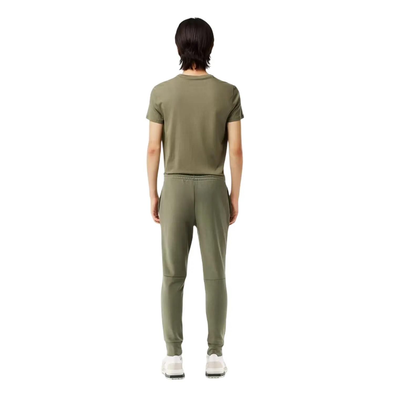 Pantalone Da Tuta Vestibilità Rilassata Uomo Lacoste Verde 2/4