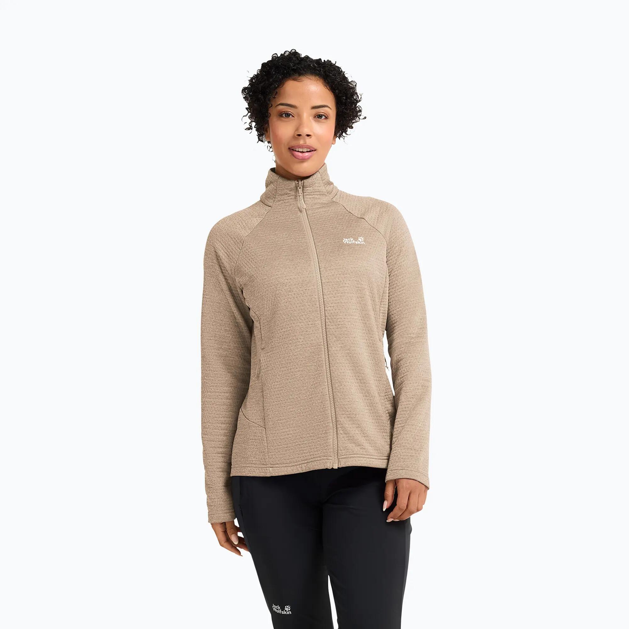 Bluza polarowa damska Jack Wolfskin Anytrail Full Zip 1/7