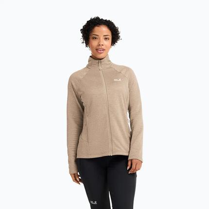 Damen Fleecejacke Jack Wolfskin Anytrail Full Zip