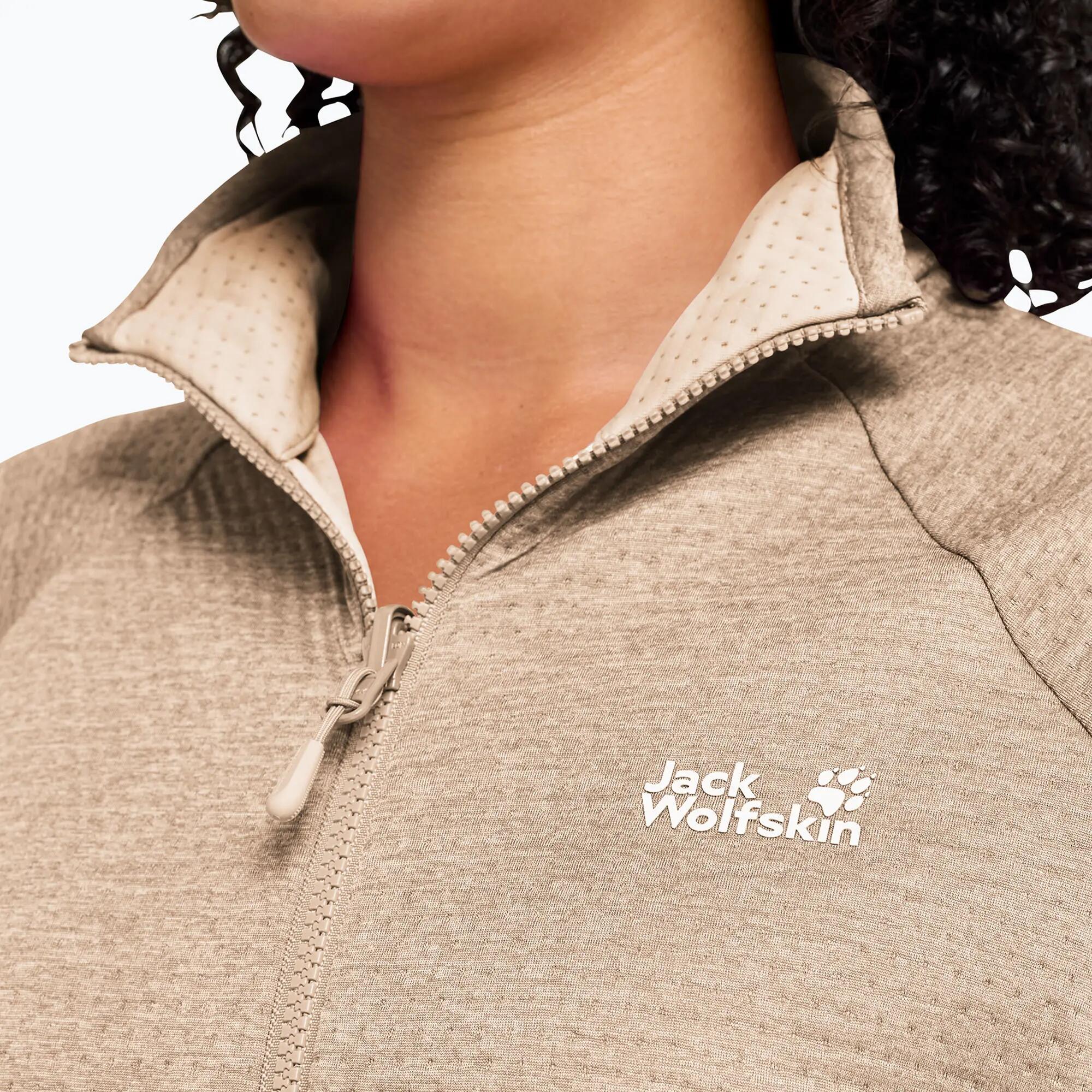 Bluza polarowa damska Jack Wolfskin Anytrail Full Zip 4/7