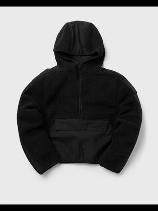 Damskie polar pół-zamek COSY FLEECE HOODY BLACK