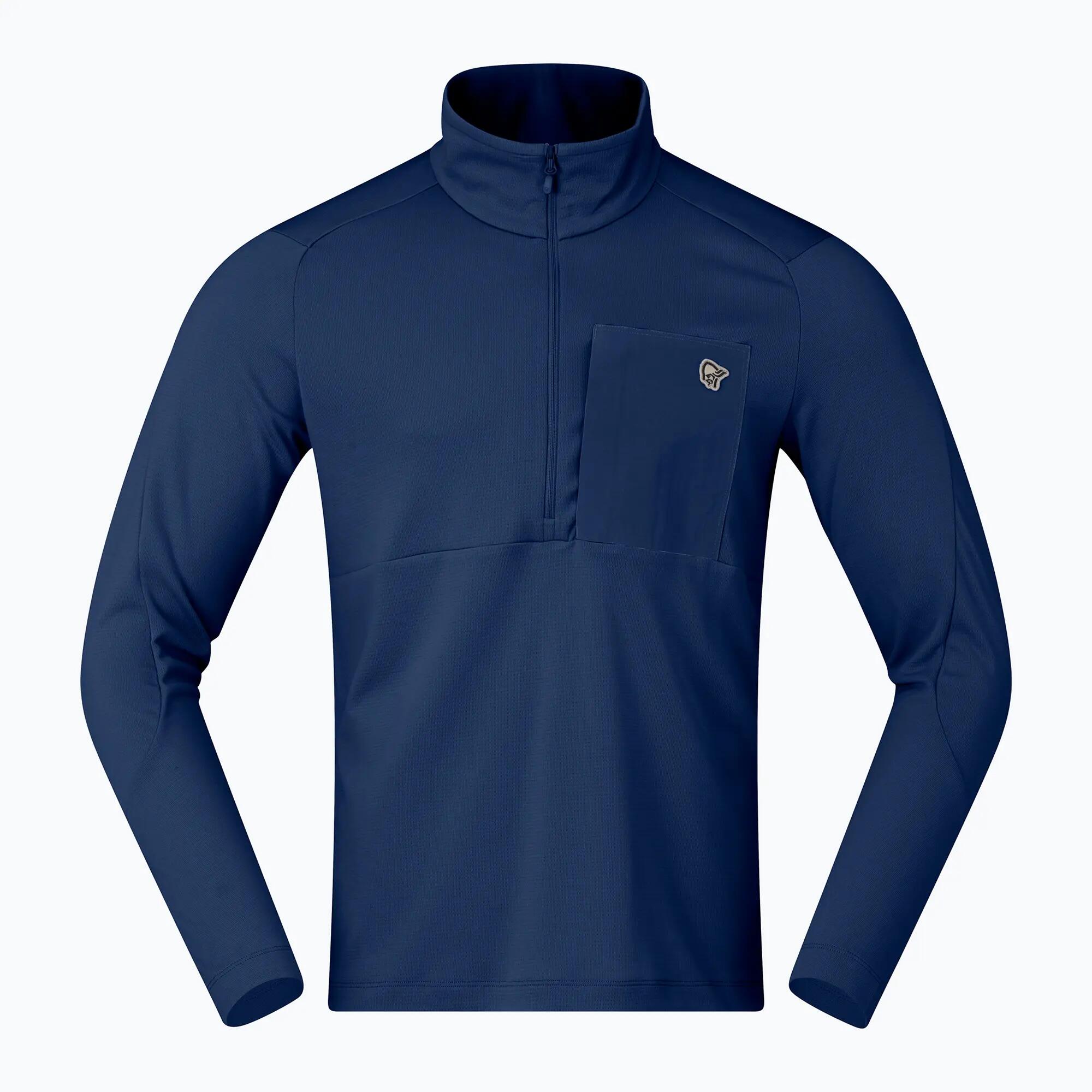 Bluza trekkingowa męska NORRONA Femund Warm1 Zip Neck 5/7