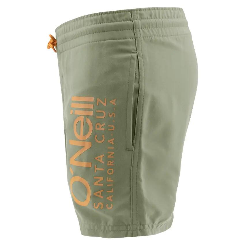 Kids Cali Zwemshort Logo Groen 3/4