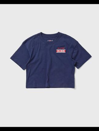 Damskie koszulka krótki rękaw PARIS SAINT GERMAIN DARK BLUE / RED- WHITE