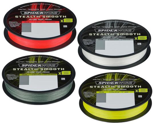 Filo da pesca intrecciato STEALTH SMOOTH 8 giallo (150 m)
