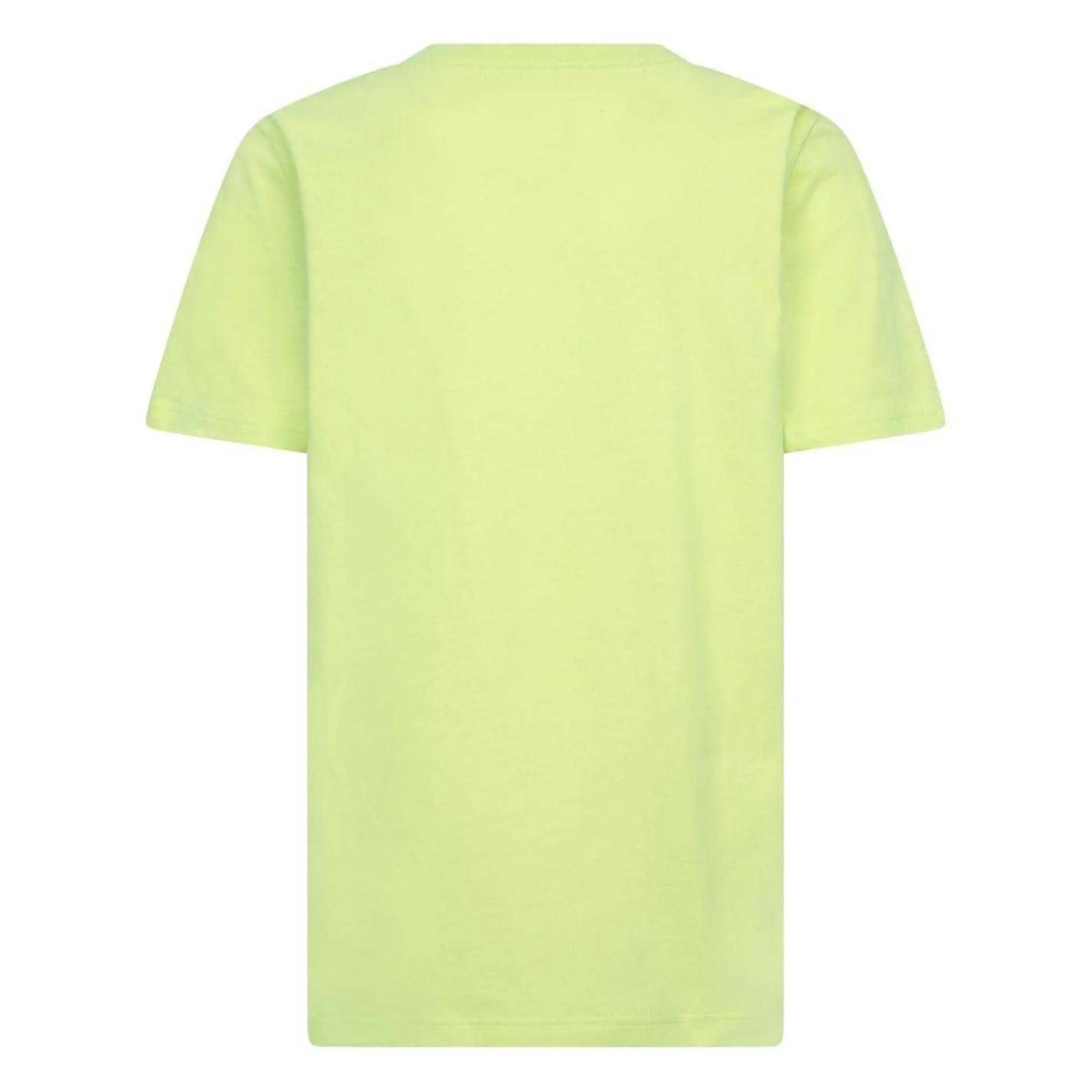 Boys Air Jordan Logo Polycotton TShirt (Light Lemon Twist) 2/3