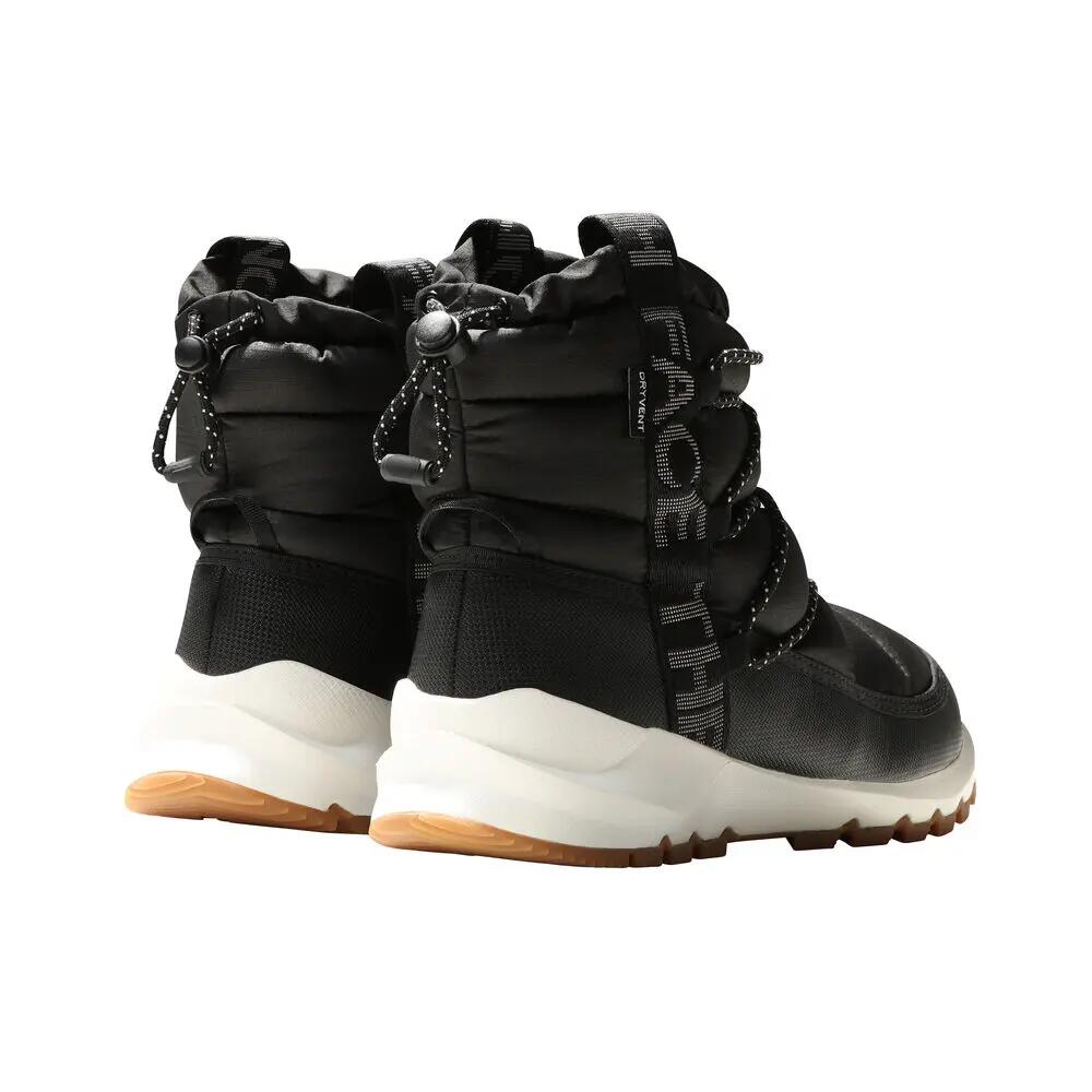 Botas Negras Impermeables de Invierno The North Face con cordones ThermoBall Bl 3/4