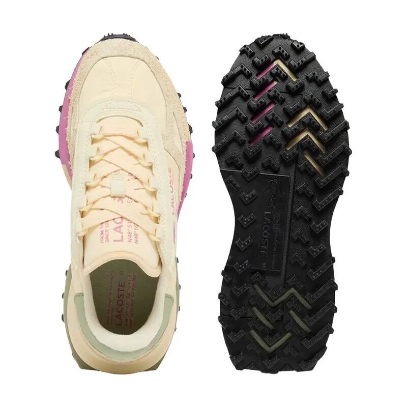 Zapatillas Lacoste Elite Active Off White Light Khaki con Estilo Running de los 4/5