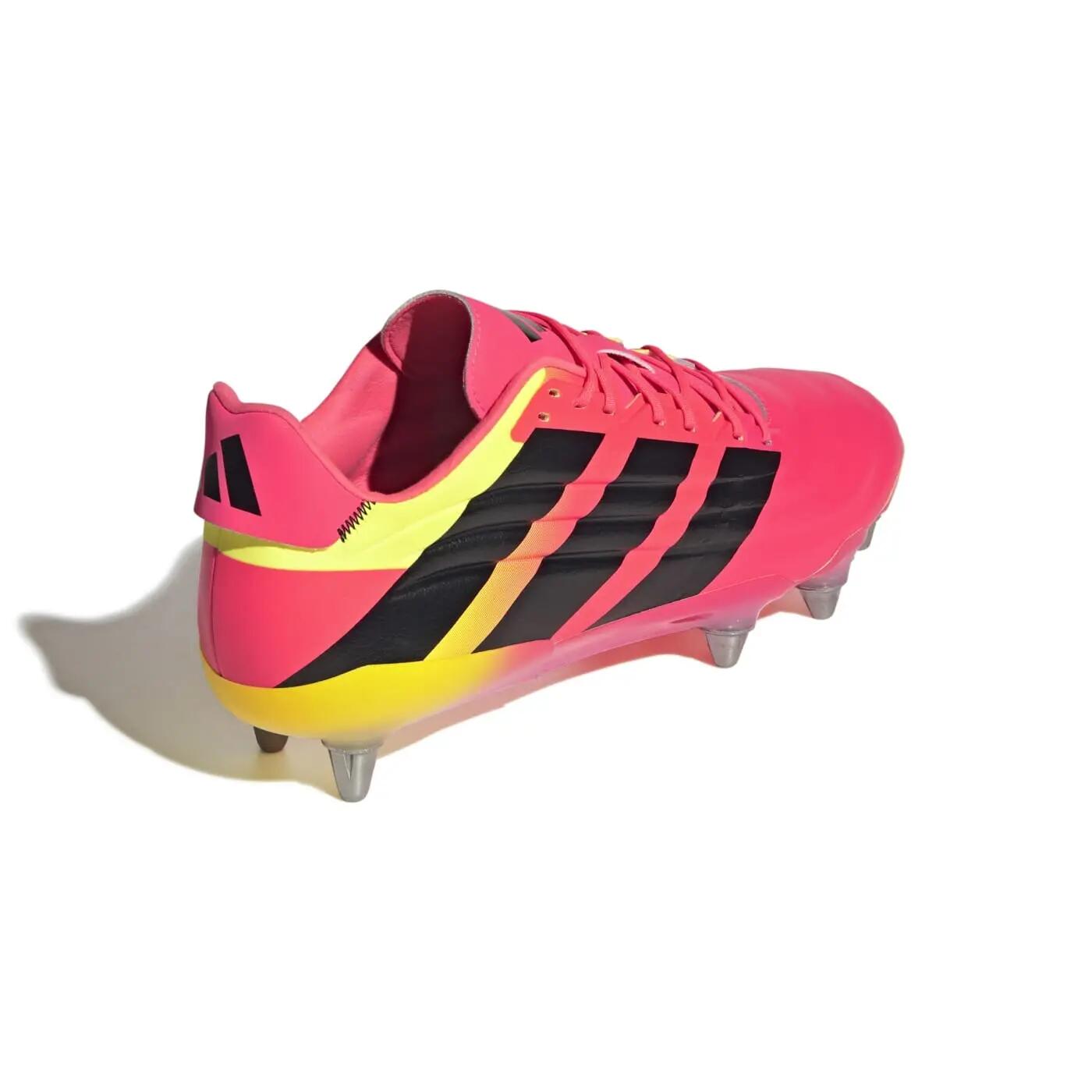 Crampons de rugby Adidas Kakari RS SG Rose et jaune 5/7