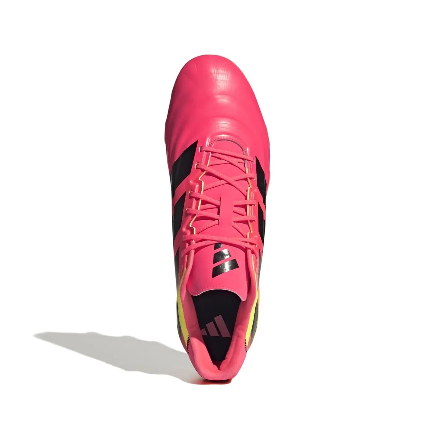 Crampons de rugby Adidas Kakari RS SG Rose et jaune 4/7