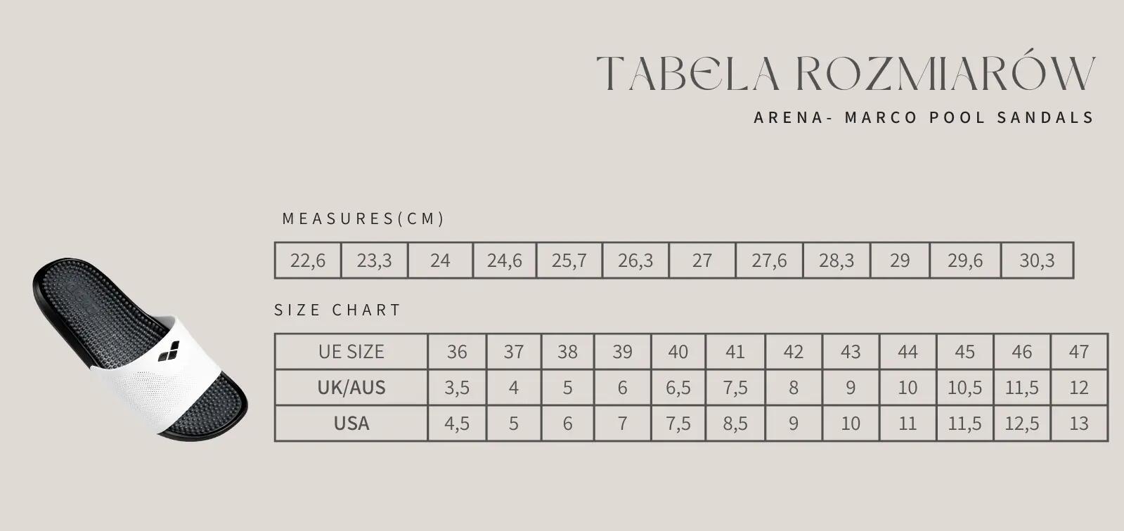 Klapki basenowe sportowe basen plażę trening unisex Arena Marco 6/6
