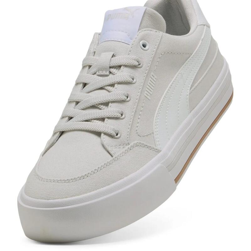 Pantofi sport unisex Puma Court Classic Vulc Fs, Gri