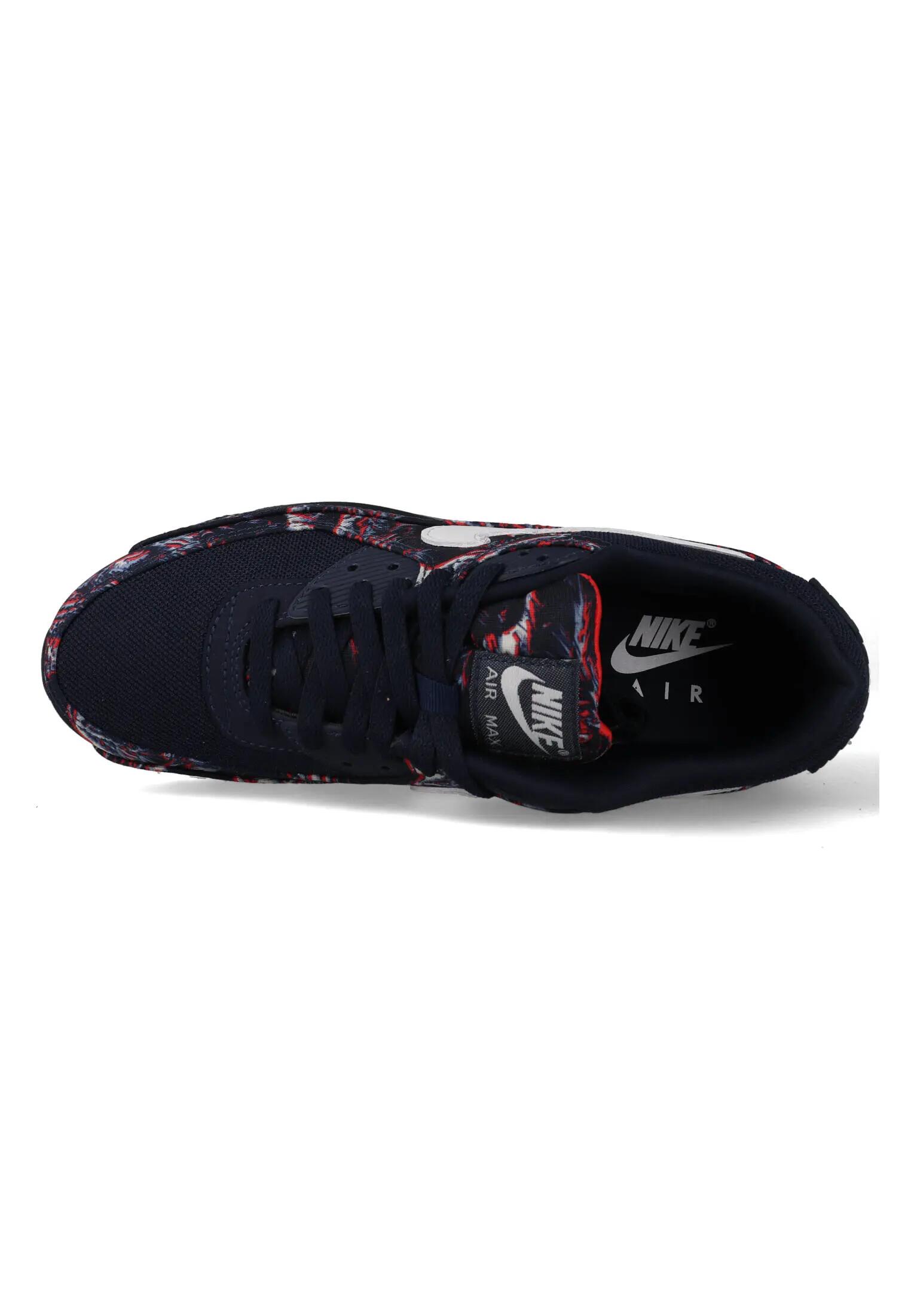 Nike Air Max 90 "Printed Canvas" Donkerblauw-42 3/5