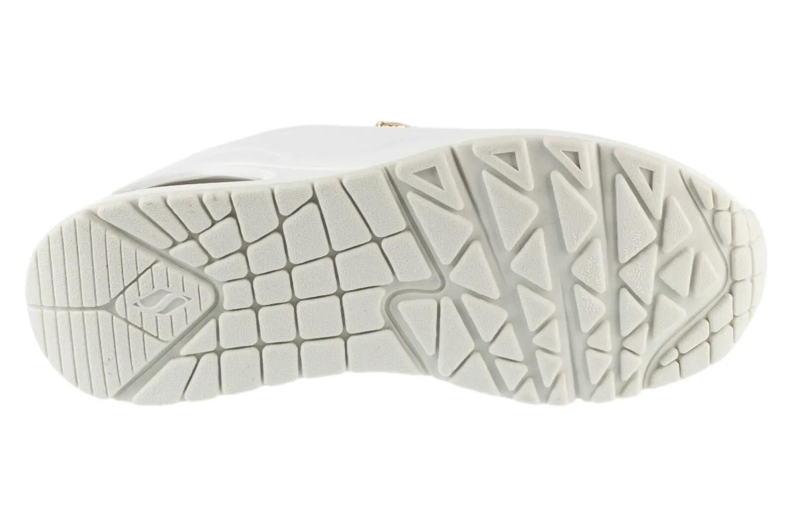 Chaussures Skechers Uno Gen1 Trendy Jewels Blanche 4/4