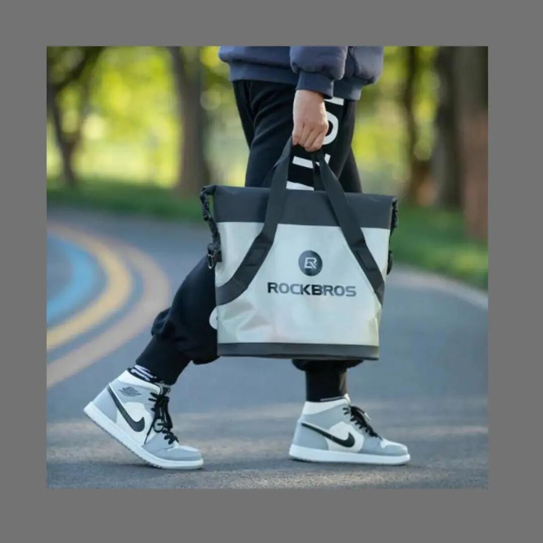 Bolsa multifuncional para bicicleta com alça de ombro ROCKBROS 2/3