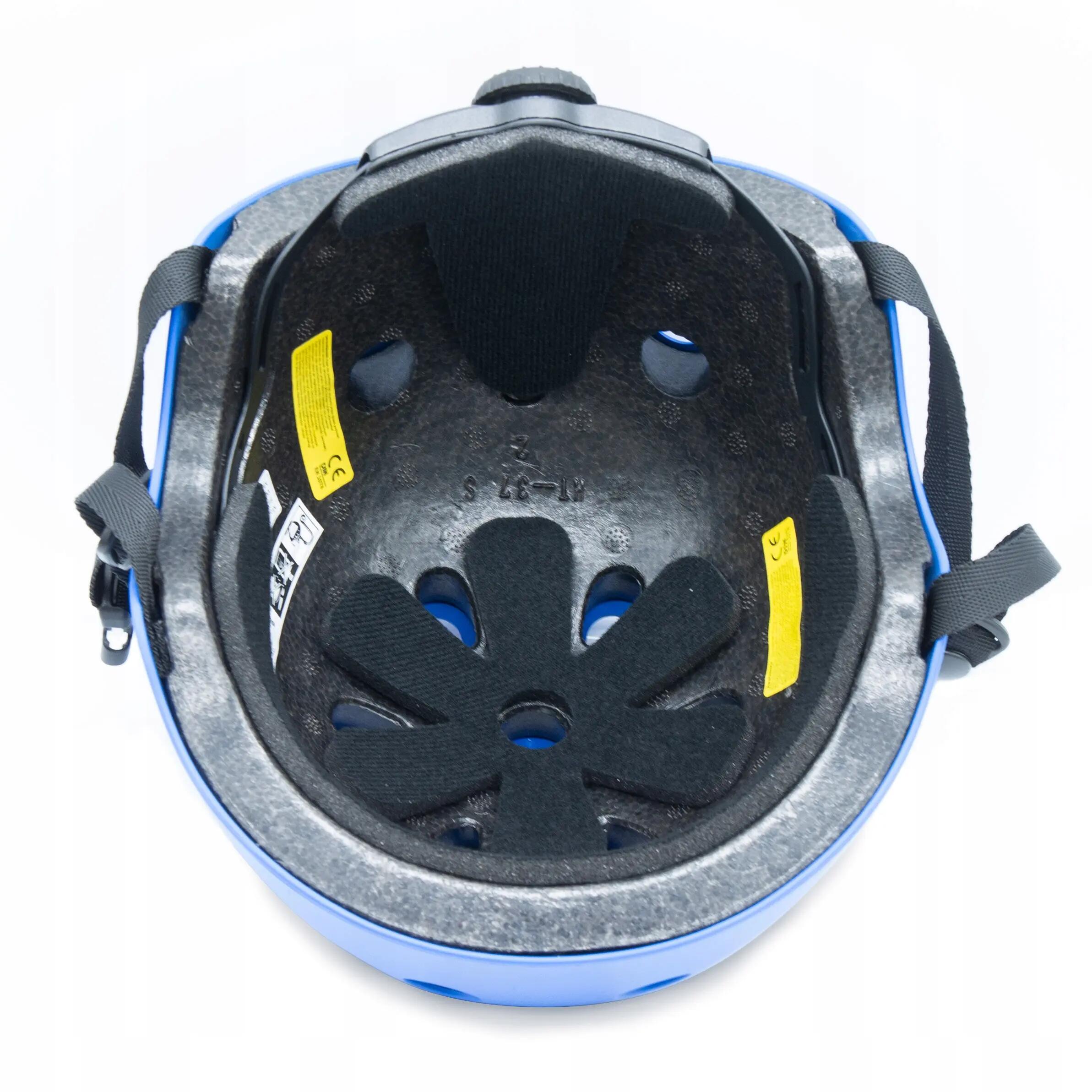 Casco da bicicletta blu argento - Taglia S 6/6