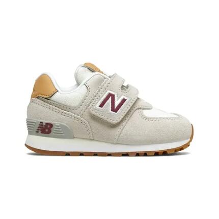 Dziecięce buty sportowe cholewka z zamszu i siateczki NEW BALANCE 574 GREY / NAV
